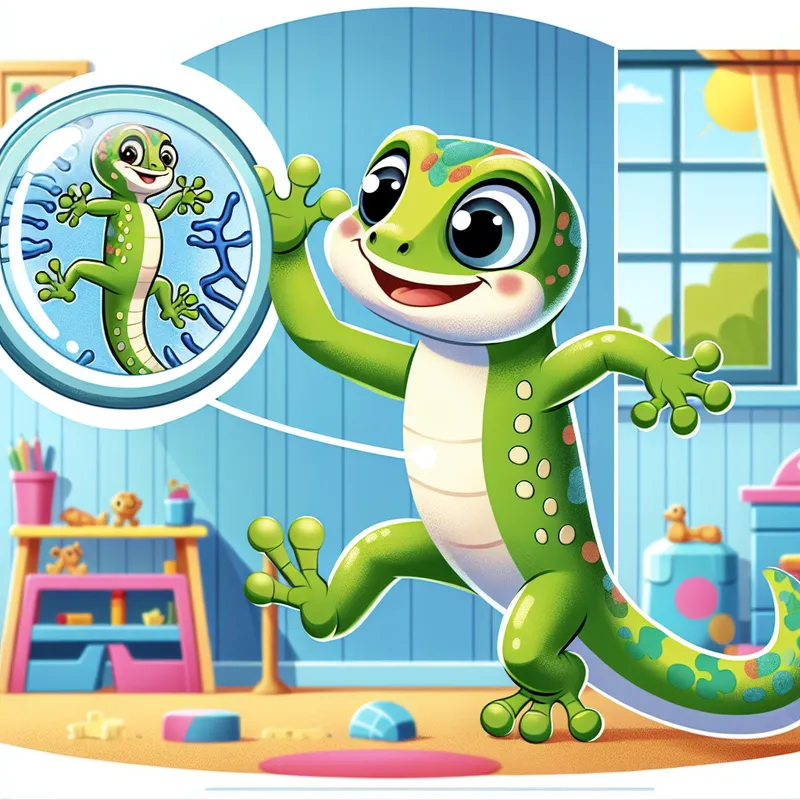 Sticky Feet Superheroes: How Geckos Defy Gravity!