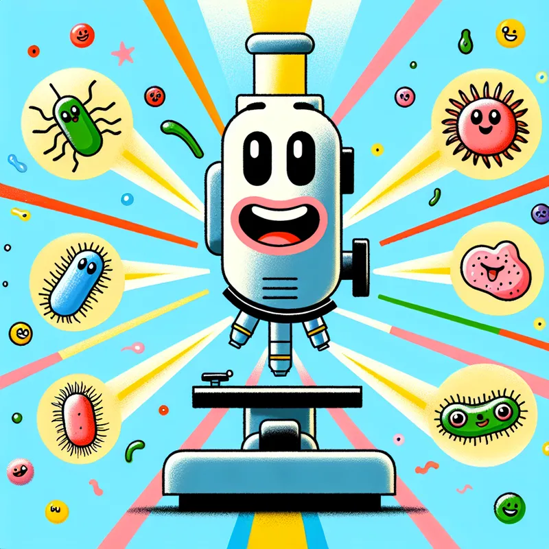 Unravelling the Microscopic Marvel: A Tiny Glimpse into the Hidden World!